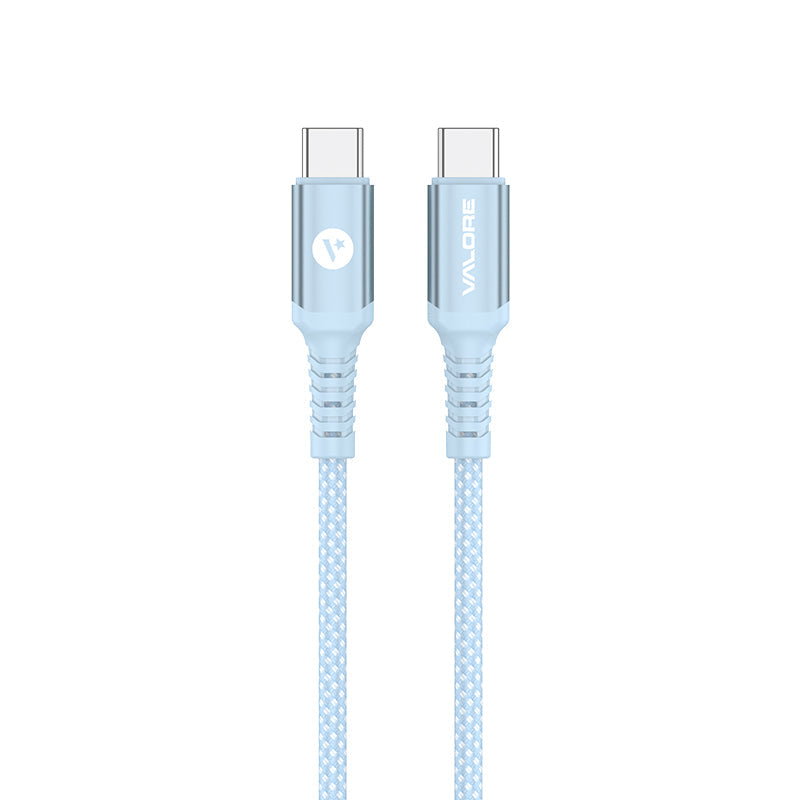 Valore USB-C to USB-C PD60W Charging Cable (CA-038) - Blue