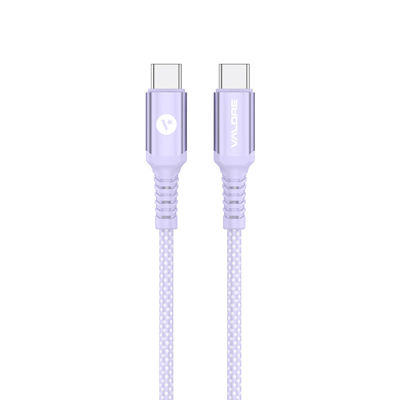 Valore USB-C to USB-C PD60W Charging Cable (CA-038) - Purple