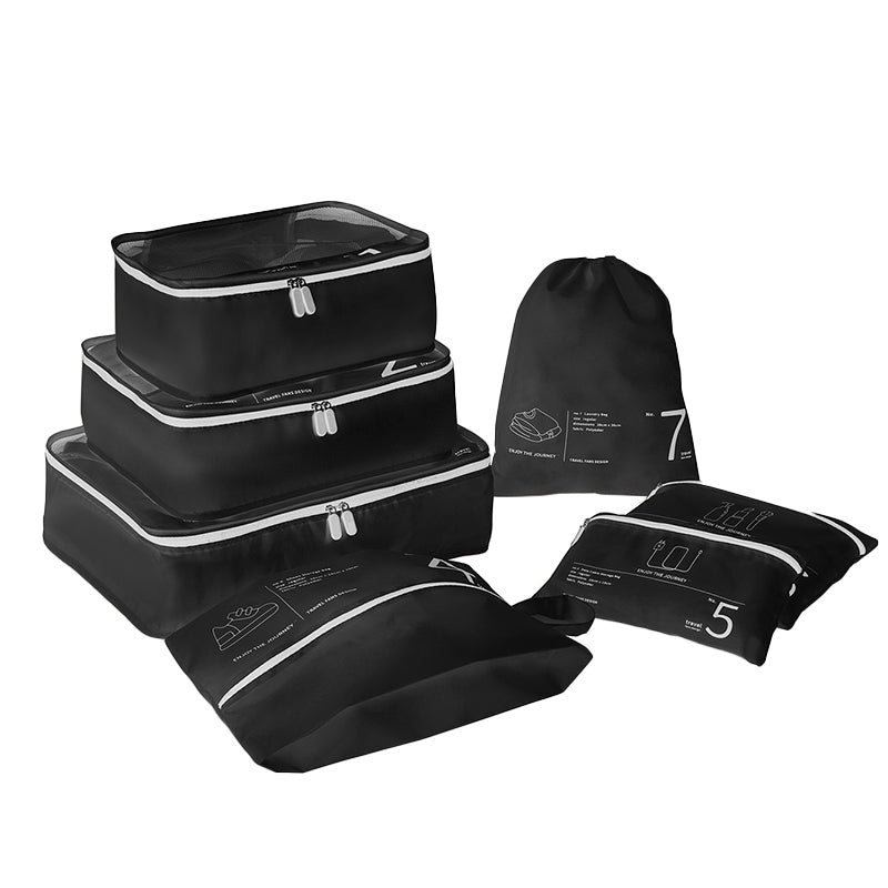 VCE VE-LAC109 7-in-1 Foldable Travel Storage Bag (Black)