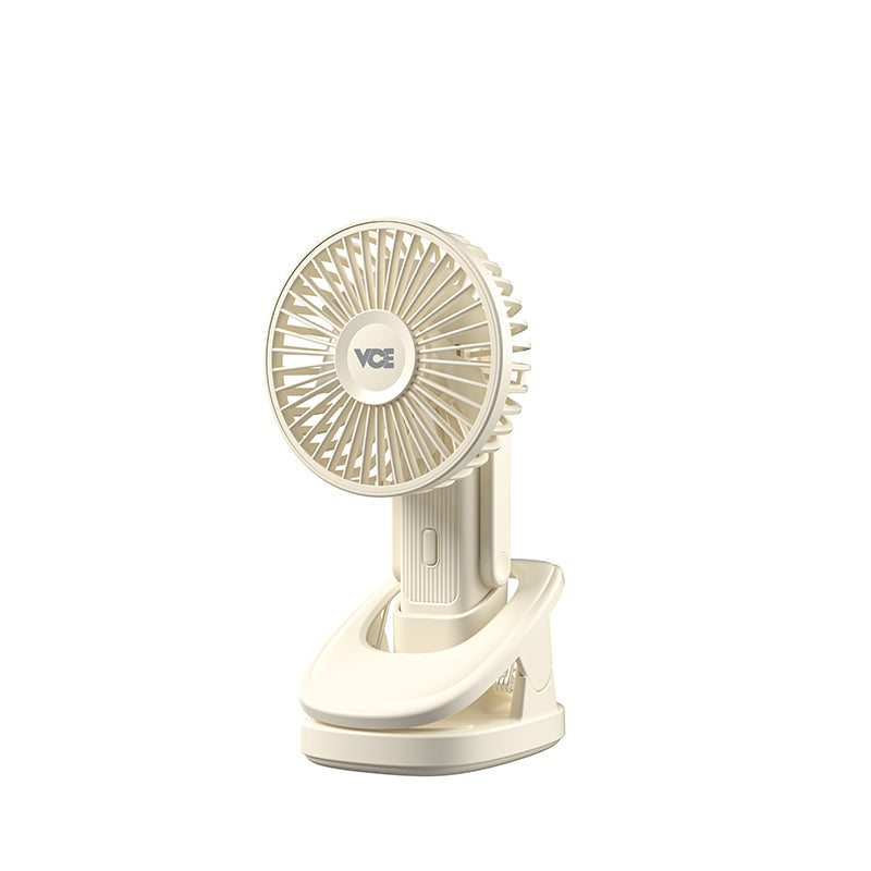 VCE VE-LAC75-WH Clip Fan with Oscillation Base White