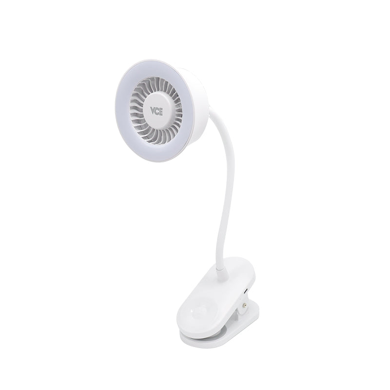 VCE VE-LAC78-WH Clip Fan with Light White