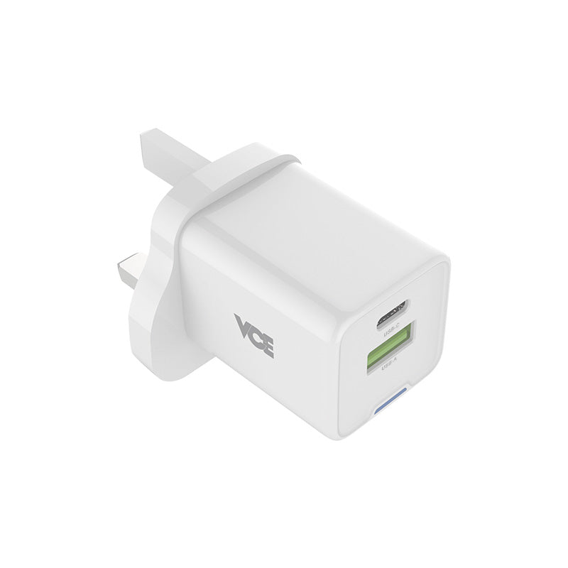 VCE VE-PA02-WH PD20W 1A1C GaN Charger White