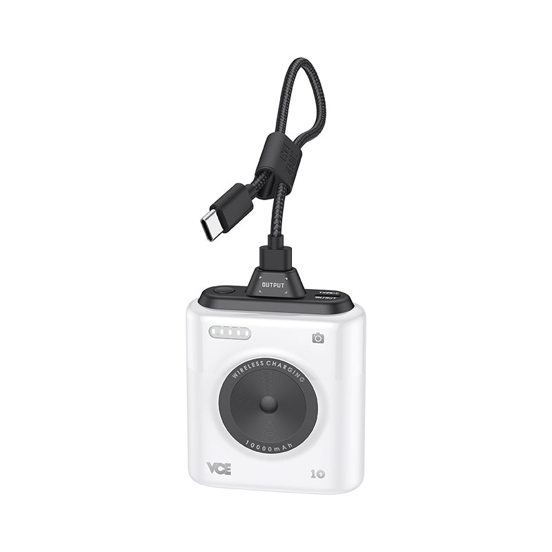VCE VE-PD29 PD20W 10000mAh Mini Wireless Power Bank (White)