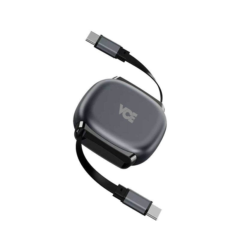 VCE VE-TC19 PD240W Retractable USB-C to USB-C Cable