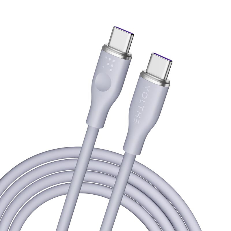Voltme Powerlink Moss 100W C to C Cable E Marker 1.8M (Grey)