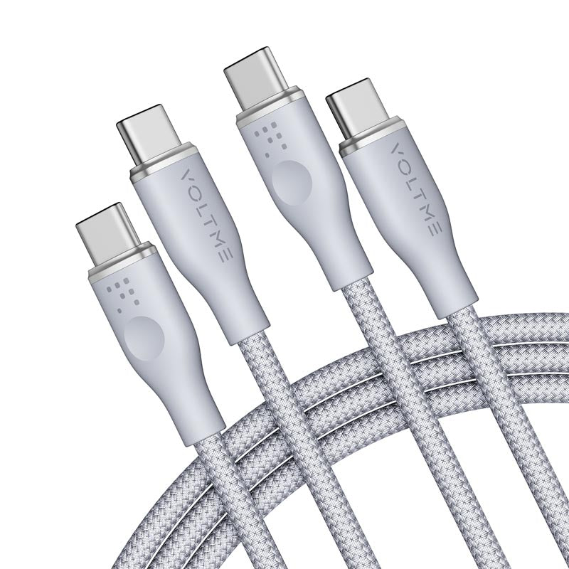 Voltme Powerlink Rugg 100W C to C Cable E Marker 1.8M (Grey)