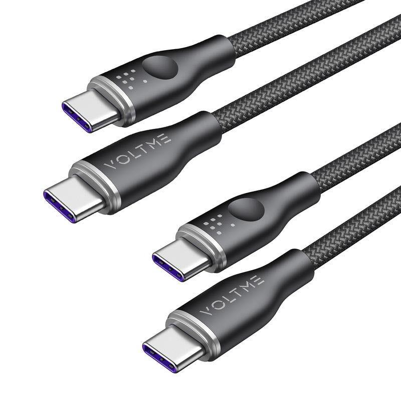 Voltme Powerlink Rugg 100W C to C Cable E Marker 1M (Black)
