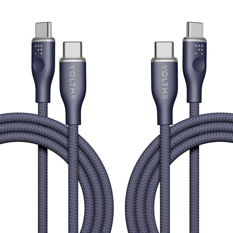 Voltme Powerlink Rugg 60W C to C Cable 1.8M (Blue)