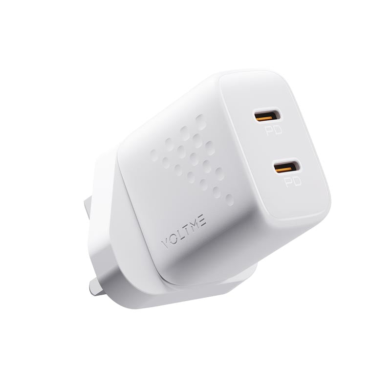 Voltme V2040-WHT Revo 35W 2C Duo Lite Power Adapter (White)