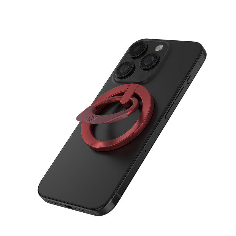 Zagg ZG-702412787 Magnetic Ring Snap 360 (Red)